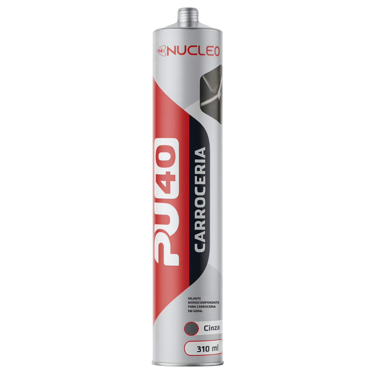 Selante Nucleo PU40 para Calafetação de Carroçaria Cinza Cartucho 310ml