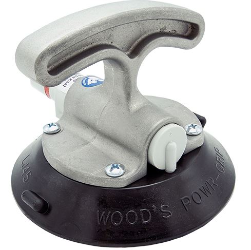 Ventosa Handi-Grip, Concava, Alça Metálica, Diâmetro 4.5, Capacidade 18 Kg, Modelo: LJ45HG